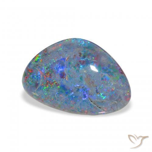 Tripletto di opale Multicolore naturale da 4.35 ct, Taglio a fantasia, Opaco
