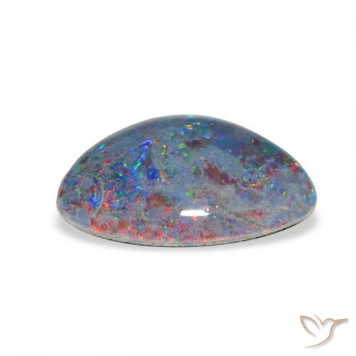 Tripletto di opale Multicolore naturale da 4.35 ct, Taglio a fantasia, Opaco