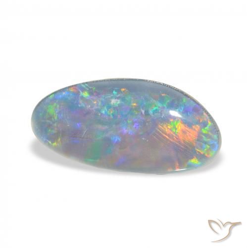Tripletto di opale Multicolore naturale da 3.48 ct, Taglio a fantasia, Opaco