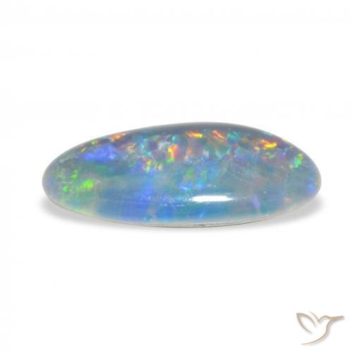 Tripletto di opale Multicolore naturale da 3.48 ct, Taglio a fantasia, Opaco