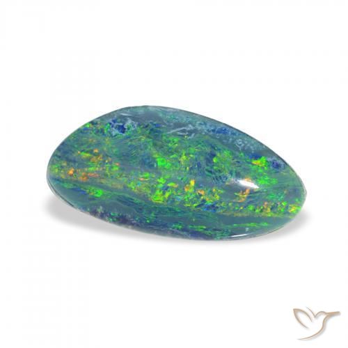 Tripletto di opale Multicolore naturale da 2.36 ct, Taglio a fantasia, Opaco
