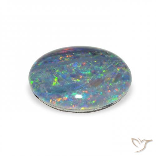 Tripletto di opale Multicolore naturale da 2.03 ct, Ovale, Opaco