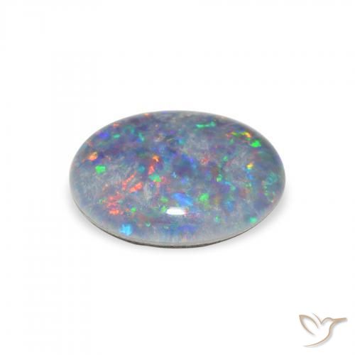 Tripletto di opale Multicolore naturale da 2.33 ct, Ovale, Opaco