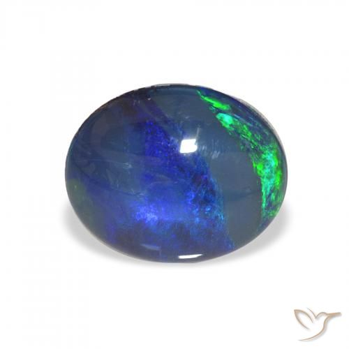 Tripletto di opale Multicolore naturale da 2.28 ct, Ovale, Opaco