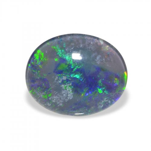 Opal Triplet Multicolore naturale da 2.85 ct, Ovale, Opaco