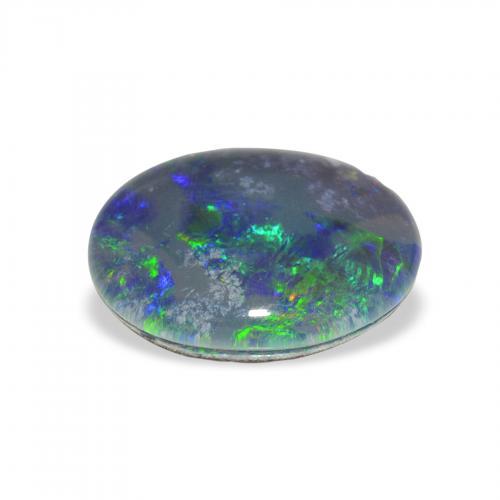 Opal Triplet Multicolore naturale da 2.85 ct, Ovale, Opaco