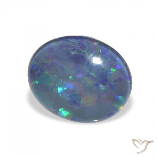 Tripletto di opale Multicolore naturale da 2.82 ct, Ovale, Opaco