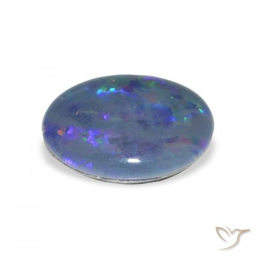 Tripletto di opale Multicolore naturale da 2.82 ct, Ovale, Opaco