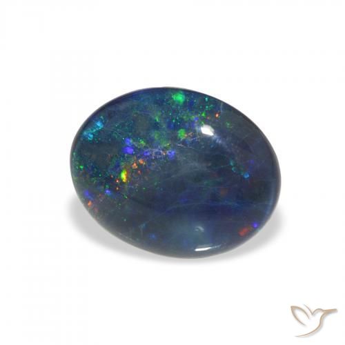 Tripletto di opale Multicolore naturale da 2.57 ct, Ovale, Opaco