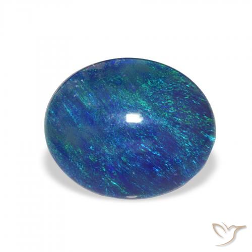 Tripletto di opale Multicolore naturale da 2.94 ct, Ovale, Opaco