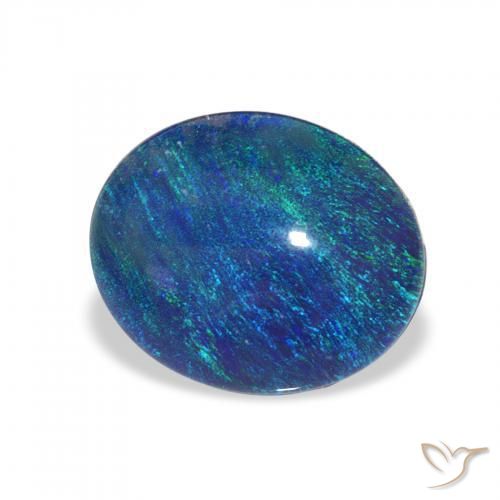 Tripletto di opale Multicolore naturale da 2.94 ct, Ovale, Opaco