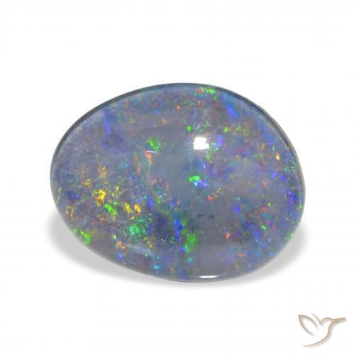 Tripletto di opale Multicolore naturale da 7.66 ct, Taglio a fantasia, Opaco
