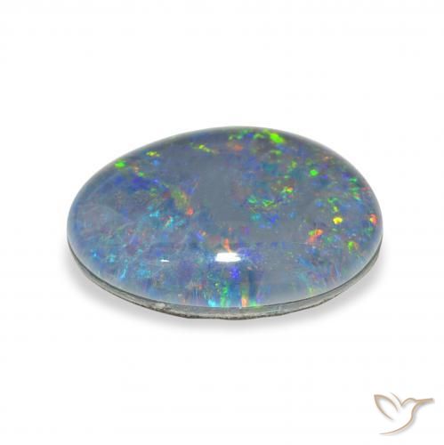 Tripletto di opale Multicolore naturale da 7.66 ct, Taglio a fantasia, Opaco