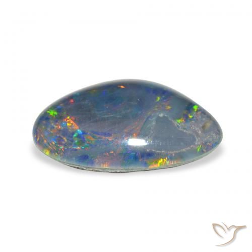 Tripletto di opale Multicolore naturale da 6.07 ct, Taglio a fantasia, Opaco