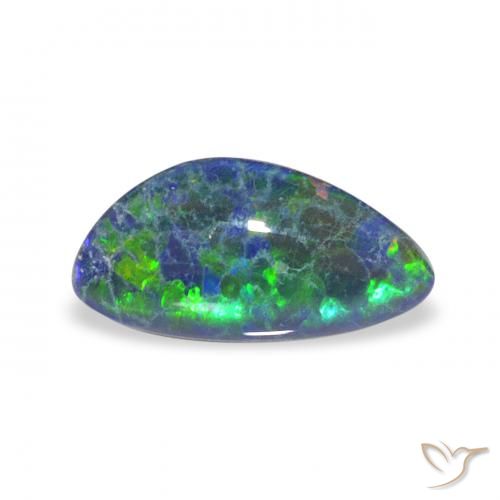 1.53ct Multicolore Tripletto di opale, Taglio a fantasia, Opaco