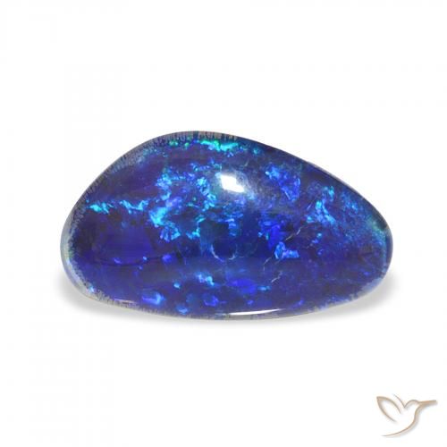 4.67ct Multicolore Tripletto di opale, Taglio a fantasia, Opaco