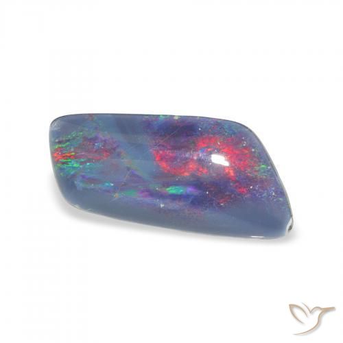 Tripletto di opale Multicolore naturale da 3.05 ct, Taglio a fantasia, Opaco