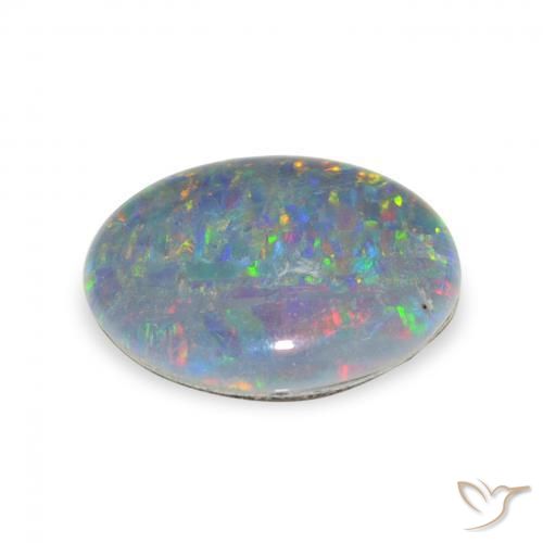 Tripletto di opale Multicolore naturale da 3.00 ct, Ovale, Opaco