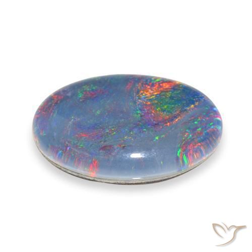 Tripletto di opale Multicolore naturale da 4.28 ct, Ovale, Opaco
