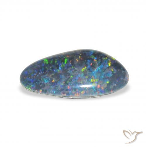 Tripletto di opale Multicolore naturale da 3.20 ct, Taglio a fantasia, Opaco