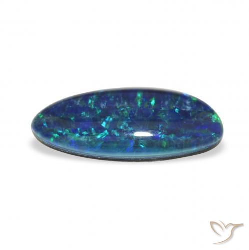 Tripletto di opale Multicolore naturale da 2.25 ct, Taglio a fantasia, Opaco