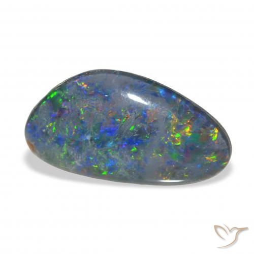 Tripletto di opale Multicolore naturale da 3.72 ct, Taglio a fantasia, Opaco