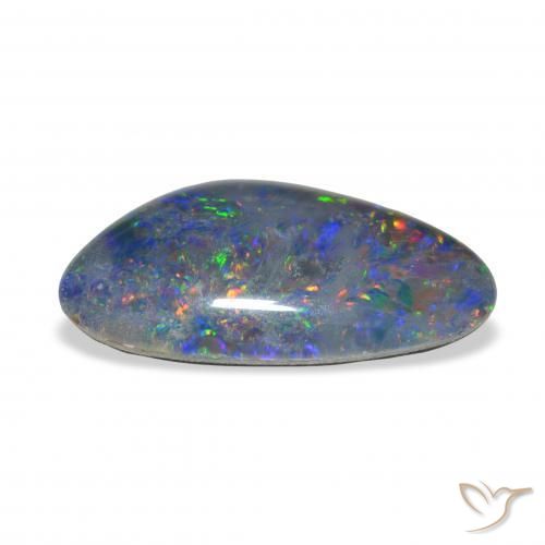 Tripletto di opale Multicolore naturale da 3.72 ct, Taglio a fantasia, Opaco