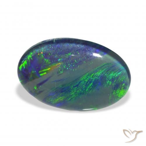 Tripletto di opale Multicolore naturale da 4.27 ct, Ovale, Opaco