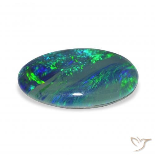 Tripletto di opale Multicolore naturale da 4.27 ct, Ovale, Opaco