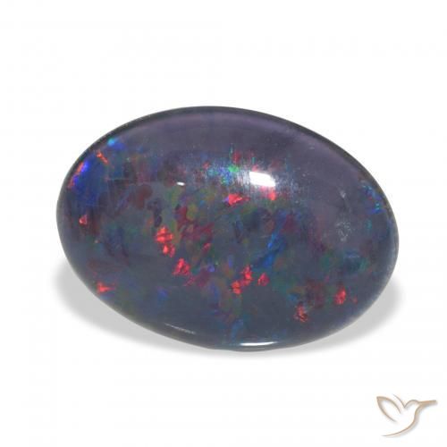 Tripletto di opale Multicolore naturale da 3.66 ct, Ovale, Opaco
