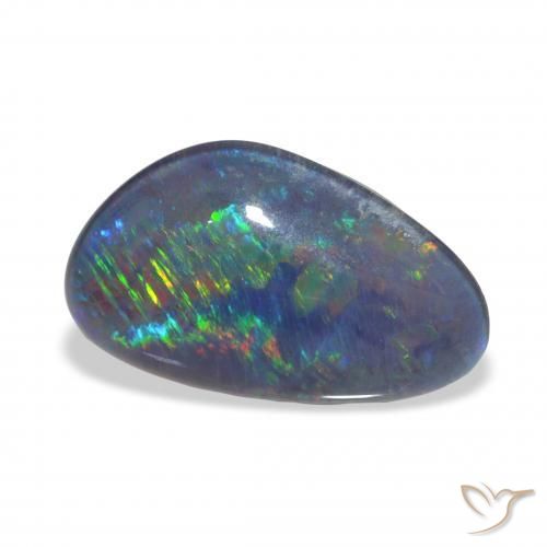 Tripletto di opale Multicolore naturale da 3.60 ct, Taglio a fantasia, Opaco