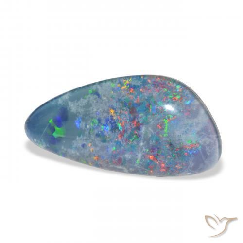 Tripletto di opale Multicolore naturale da 4.10 ct, Taglio a fantasia, Opaco