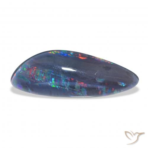 4.44ct Multicolore Tripletto di opale, Taglio a fantasia, Opaco