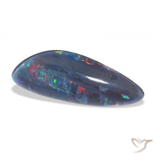 Tripletto di opale Multicolore naturale da 4.44 ct, Taglio a fantasia, Opaco
