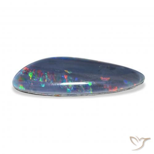 Tripletto di opale Multicolore naturale da 4.44 ct, Taglio a fantasia, Opaco