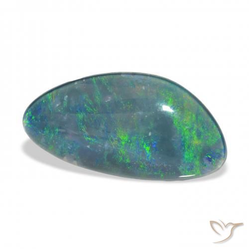 Tripletto di opale Multicolore naturale da 5.14 ct, Taglio a fantasia, Opaco