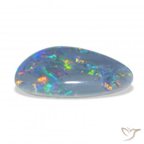 Tripletto di opale Multicolore naturale da 7.34 ct, Taglio a fantasia, Opaco
