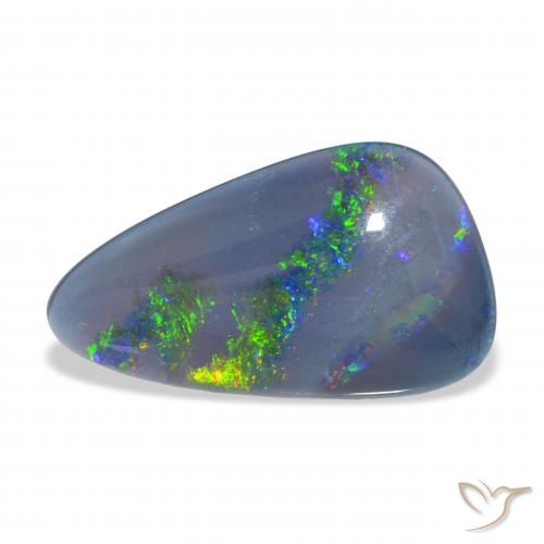 4.22ct Naturale Multicolore Tripletto di opale, Taglio a fantasia, Opaco