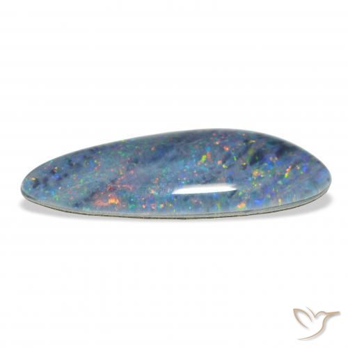 Tripletto di opale Multicolore naturale da 4.44 ct, Taglio a fantasia, Opaco
