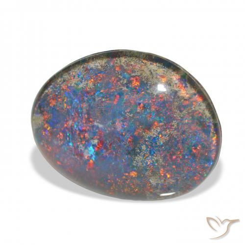 Tripletto di opale Multicolore naturale da 9.34 ct, Taglio a fantasia, Opaco