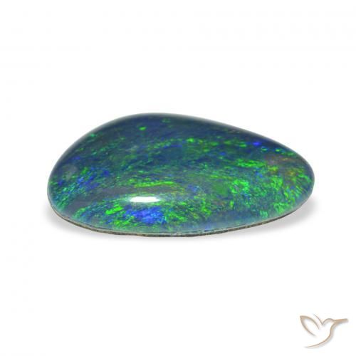 Tripletto di opale Multicolore naturale da 3.71 ct, Taglio a fantasia, Opaco