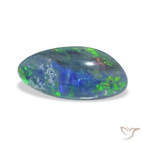 Tripletto di opale Multicolore naturale da 3.24 ct, Taglio a fantasia, Opaco