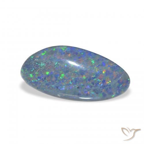 Tripletto di opale Multicolore naturale da 3.62 ct, Taglio a fantasia, Opaco