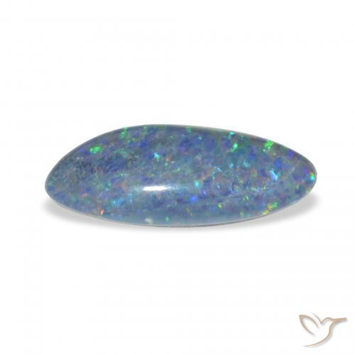 Tripletto di opale Multicolore naturale da 3.62 ct, Taglio a fantasia, Opaco