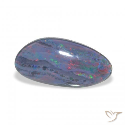 Tripletto di opale Multicolore naturale da 3.84 ct, Taglio a fantasia, Opaco