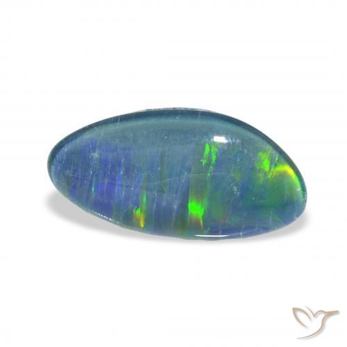 Tripletto di opale Multicolore naturale da 4.32 ct, Taglio a fantasia, Opaco