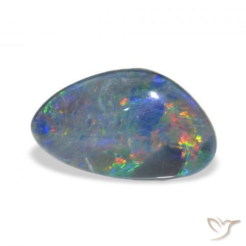 Tripletto di opale Multicolore naturale da 3.75 ct, Taglio a fantasia, Opaco