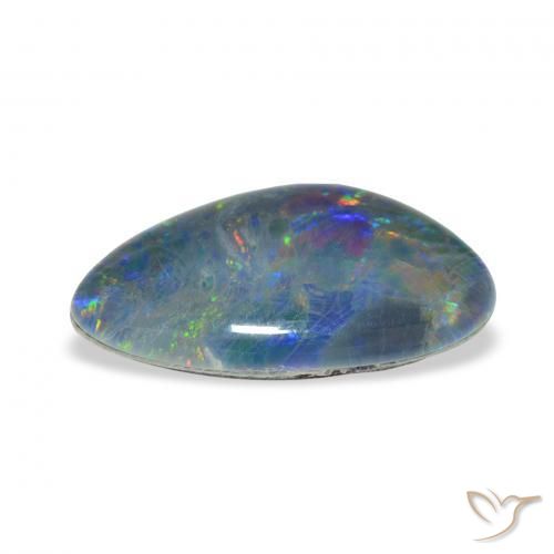Tripletto di opale Multicolore naturale da 3.75 ct, Taglio a fantasia, Opaco