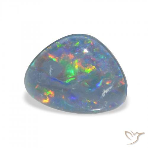 Tripletto di opale Multicolore naturale da 4.00 ct, Taglio a fantasia, Opaco