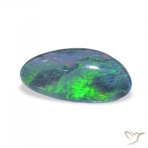 Tripletto di opale Multicolore naturale da 2.67 ct, Taglio a fantasia, Opaco